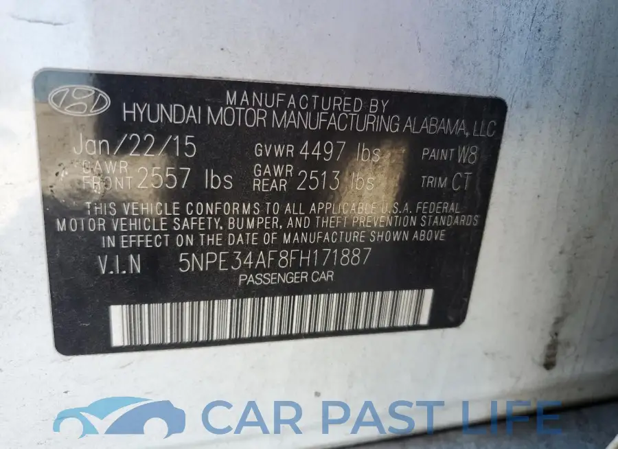 5NPE34AF8FH171887# 12