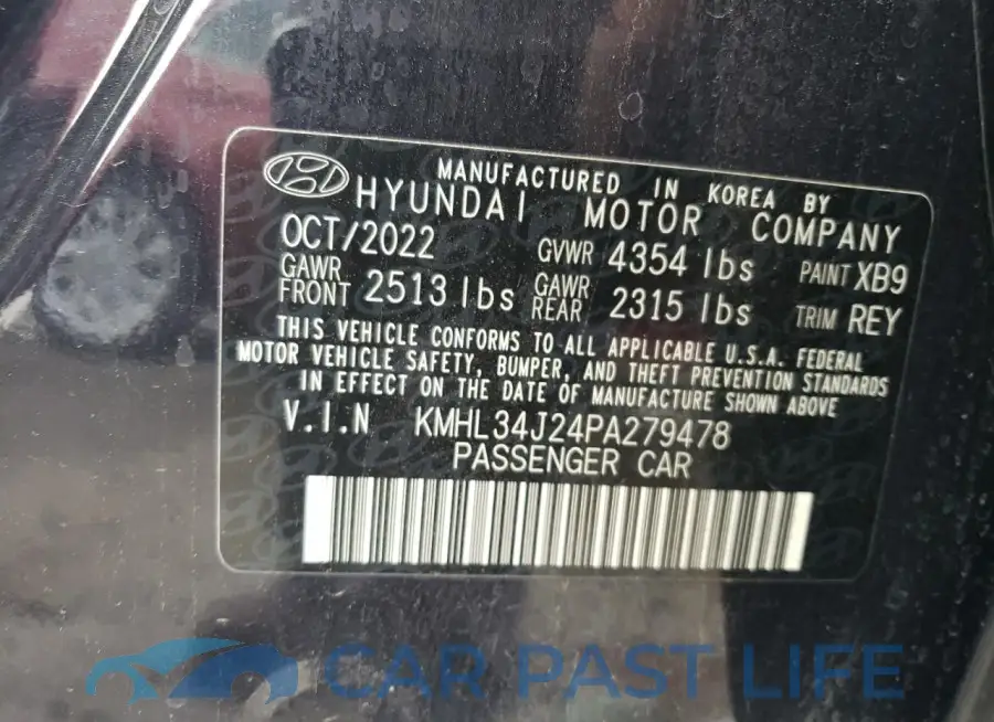 KMHL34J24PA279478# 13