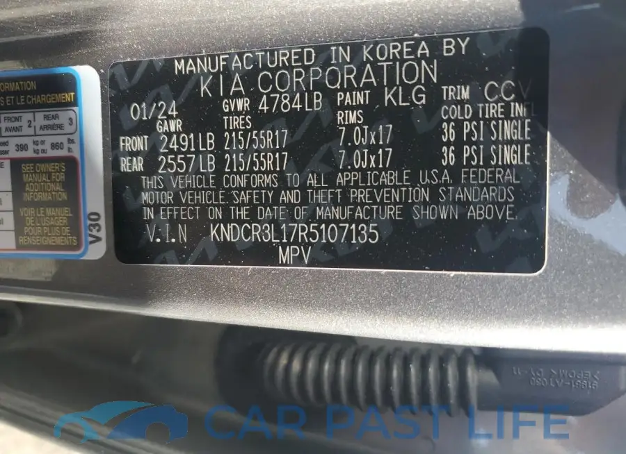 KNDCR3L17R5107135# 12