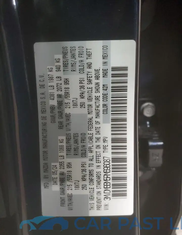 3MVDMBBM5RM696087# 13