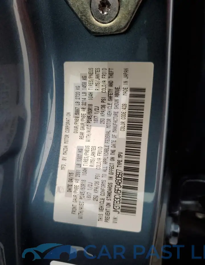 JM3TB3CV6F0460697# 14
