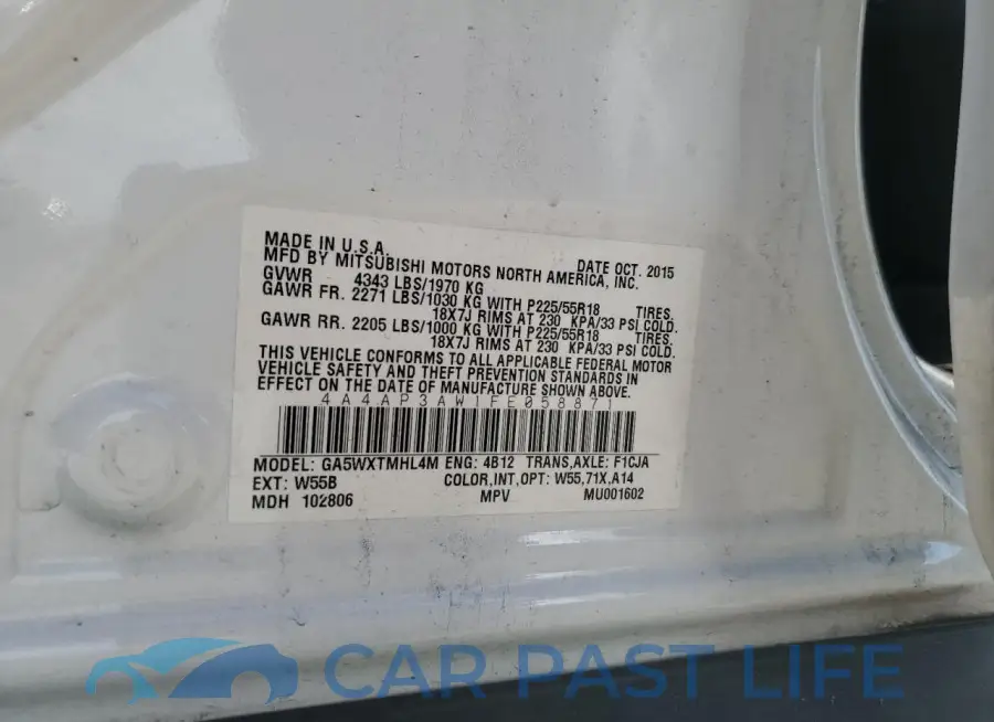 4A4AP3AW1FE058871# 13