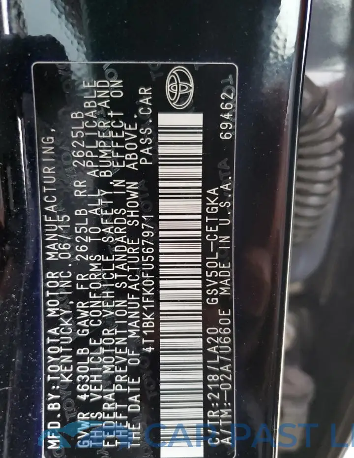 4T1BK1FK0FU567971# 12