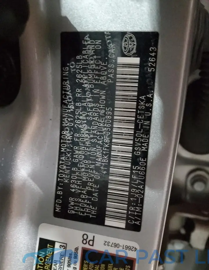 4T1BK1FK8FU560895# 12