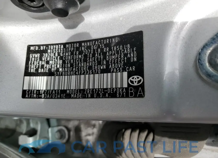 5YFBURHE4FP336170# 13