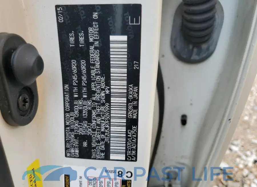 JTEZU5JR7F5097999# 13
