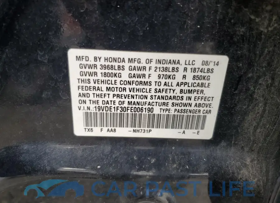 19VDE1F30FE006190# 12