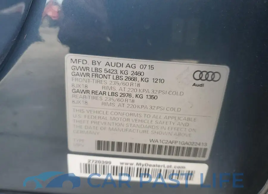WA1C2AFP1GA022413# 13