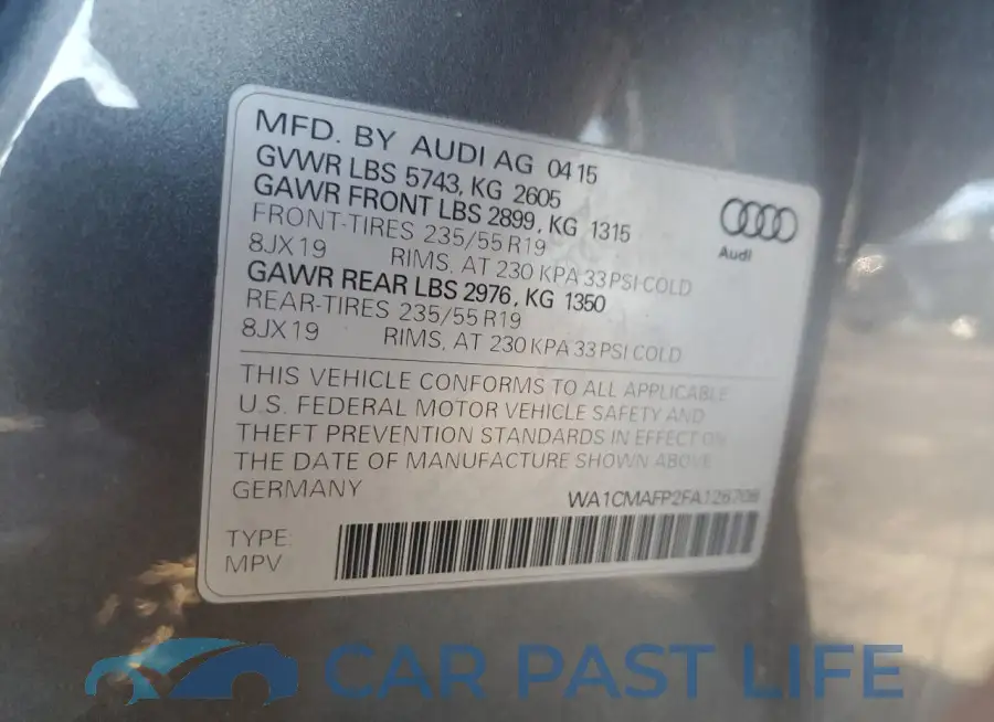 WA1CMAFP2FA126708# 14