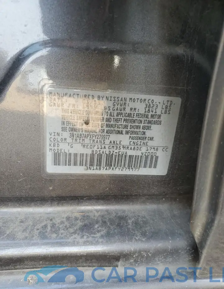 3N1AB7APXFY279977# 12