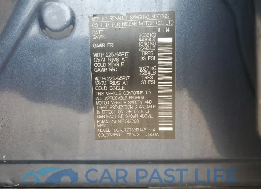 KNMAT2MT9FP512268# 14