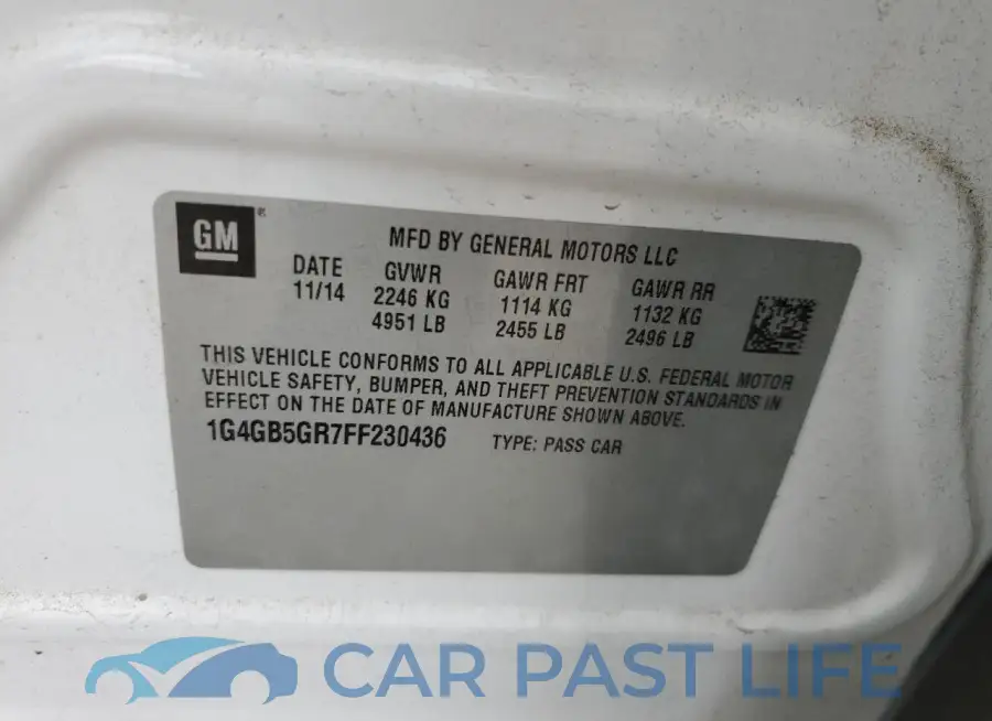1G4GB5GR7FF230436# 12