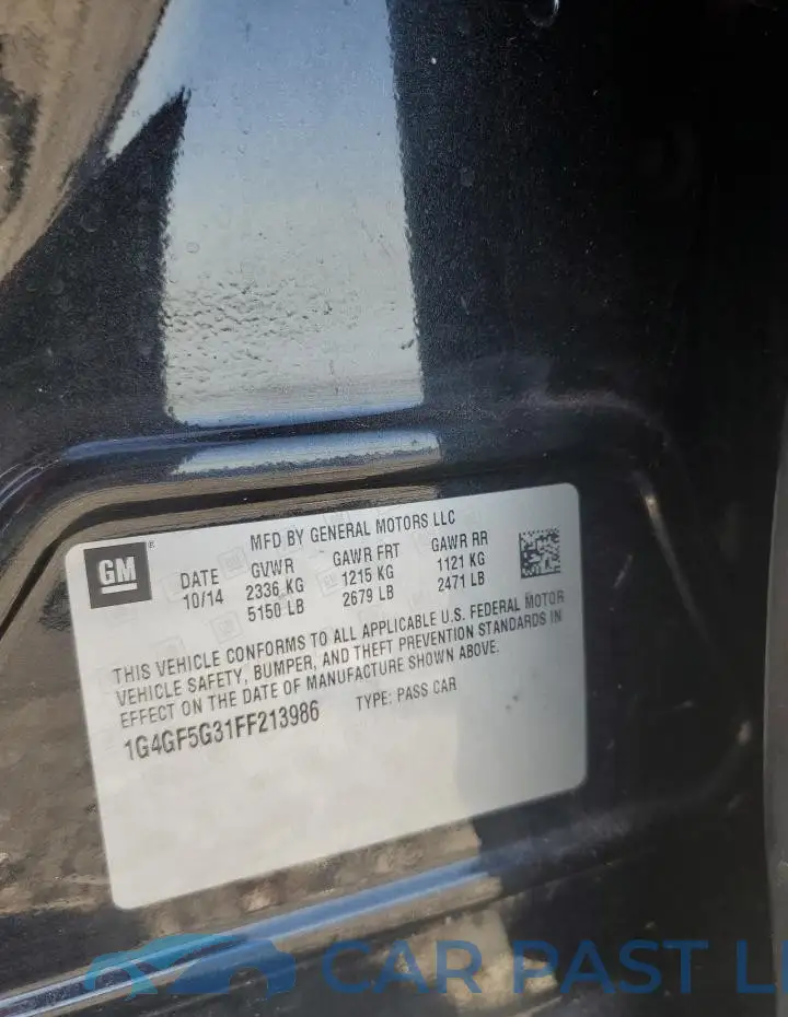 1G4GF5G31FF213986# 12