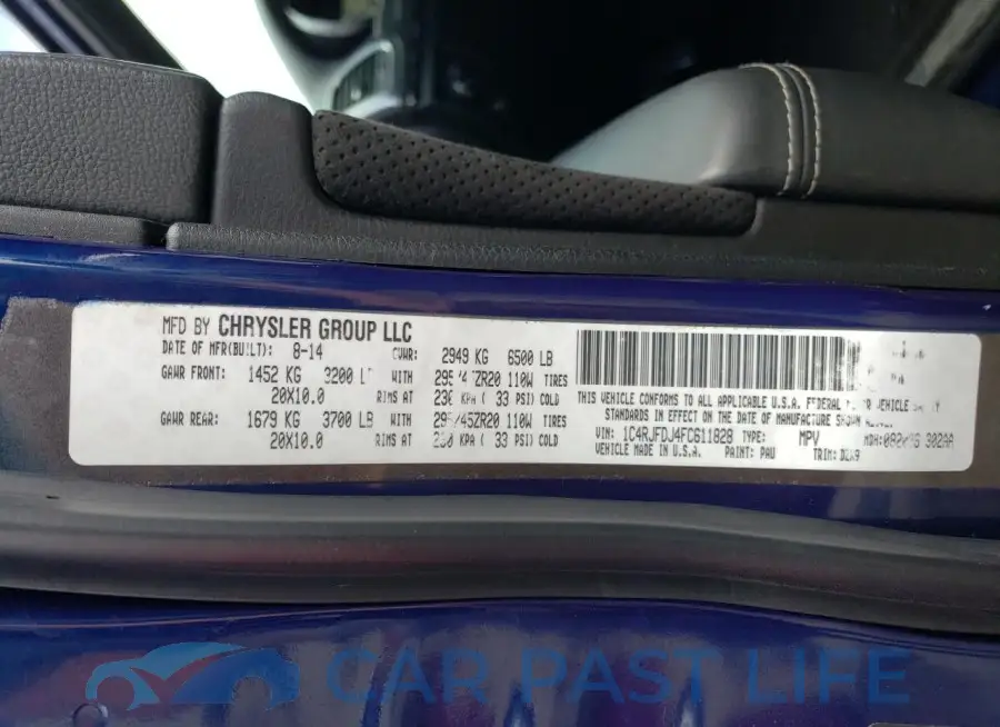 1C4RJFDJ4FC611828# 12
