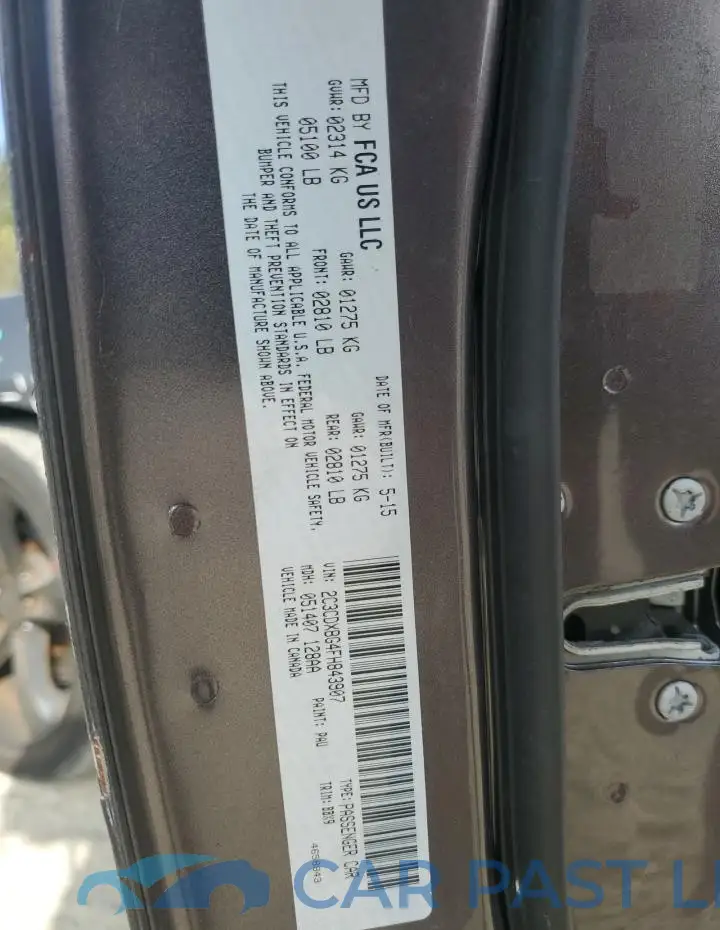 2C3CDXBG4FH843907# 12