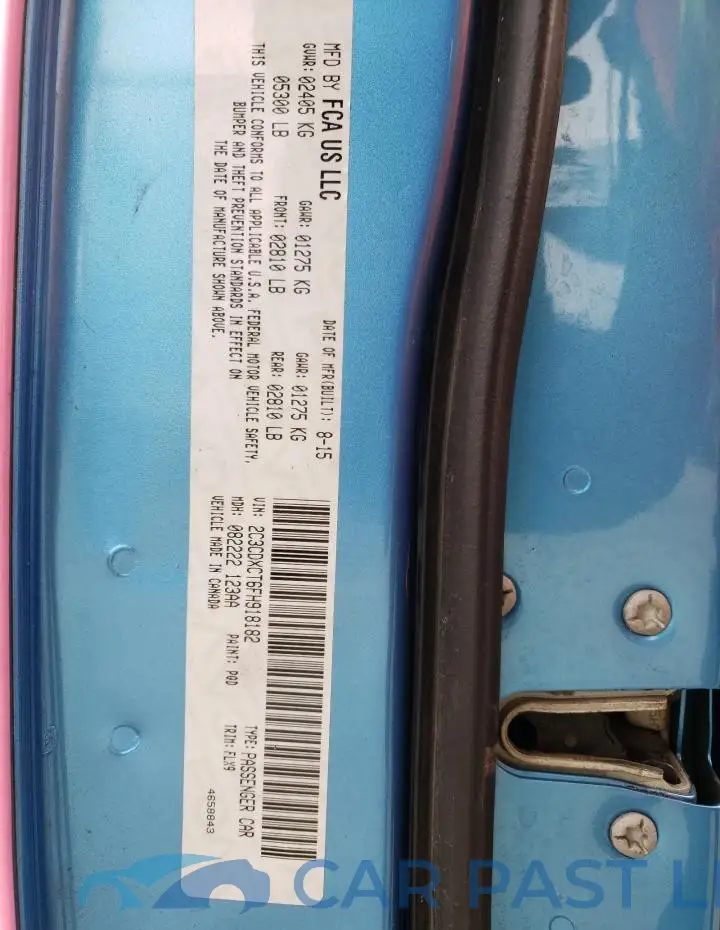 2C3CDXCT6FH918182# 12