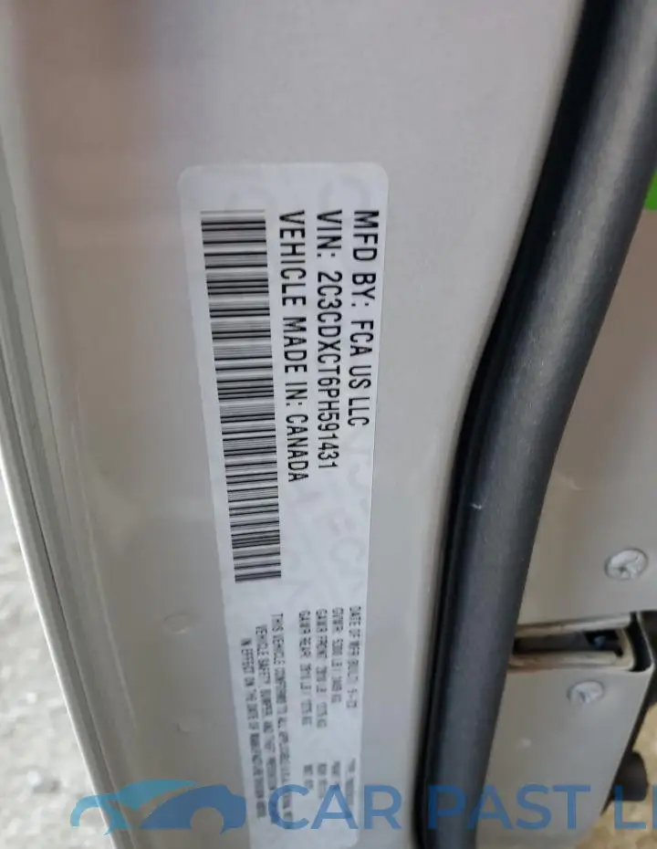 2C3CDXCT6PH591431# 13
