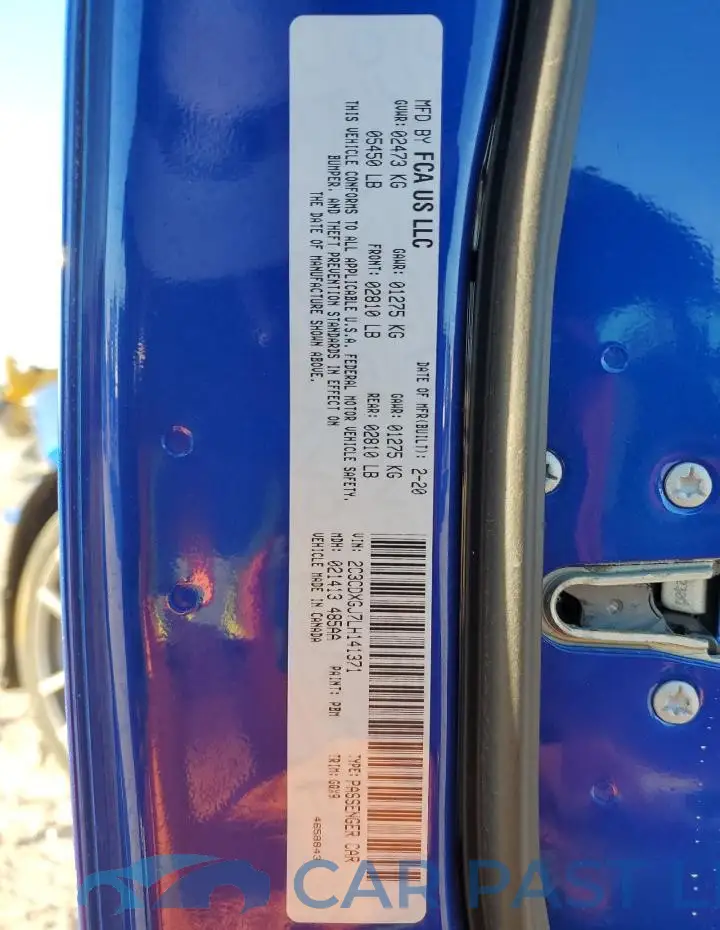 2C3CDXGJ7LH141371# 14