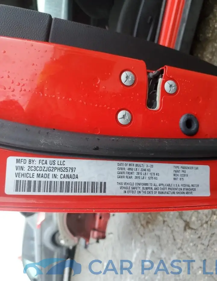 2C3CDZJG2PH525797# 13
