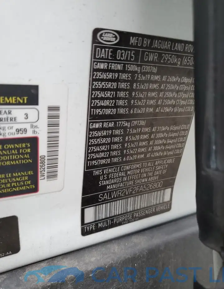 SALWR2VF2FA526800# 13