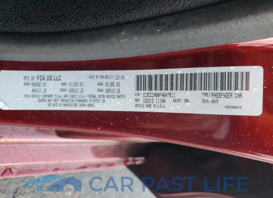 1C3CCCAB0FN647911# 12