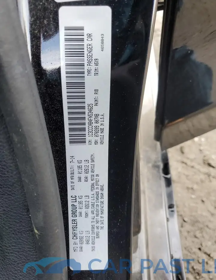 1C3CCCAB4FN534625# 12
