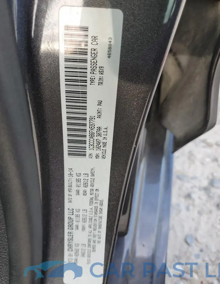 1C3CCCAB6FN597791# 12