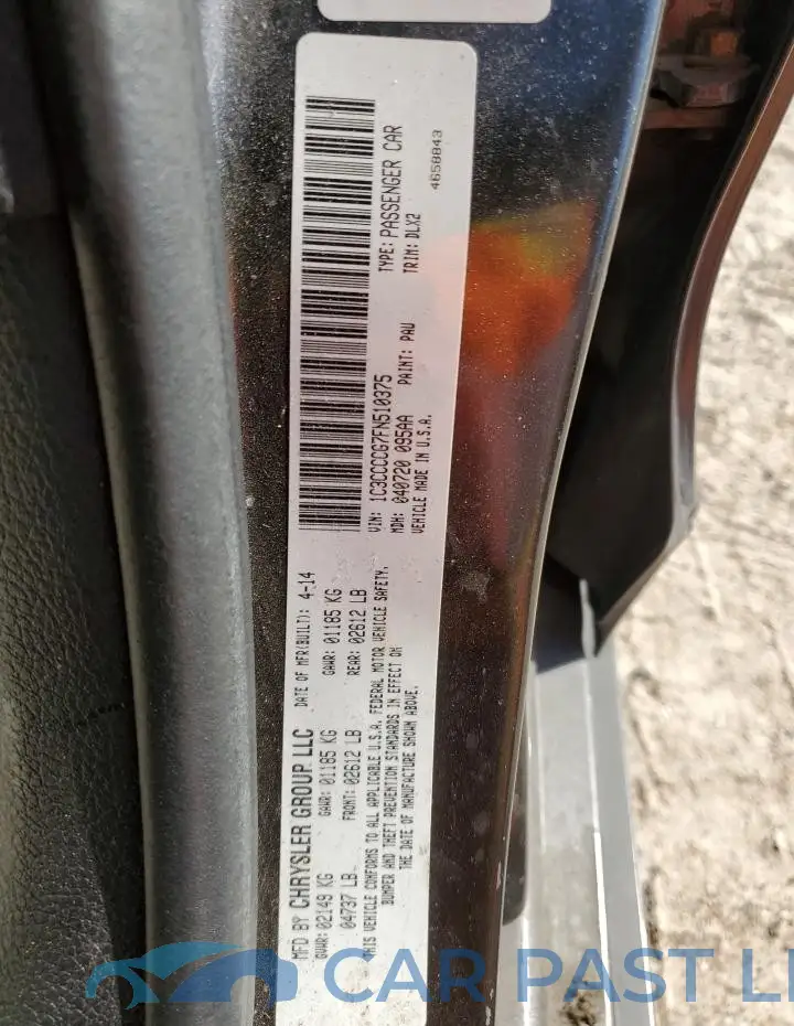 1C3CCCCG7FN510375# 13