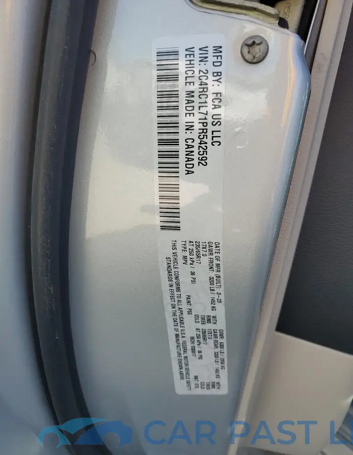 2C4RC1L71PR542592# 13