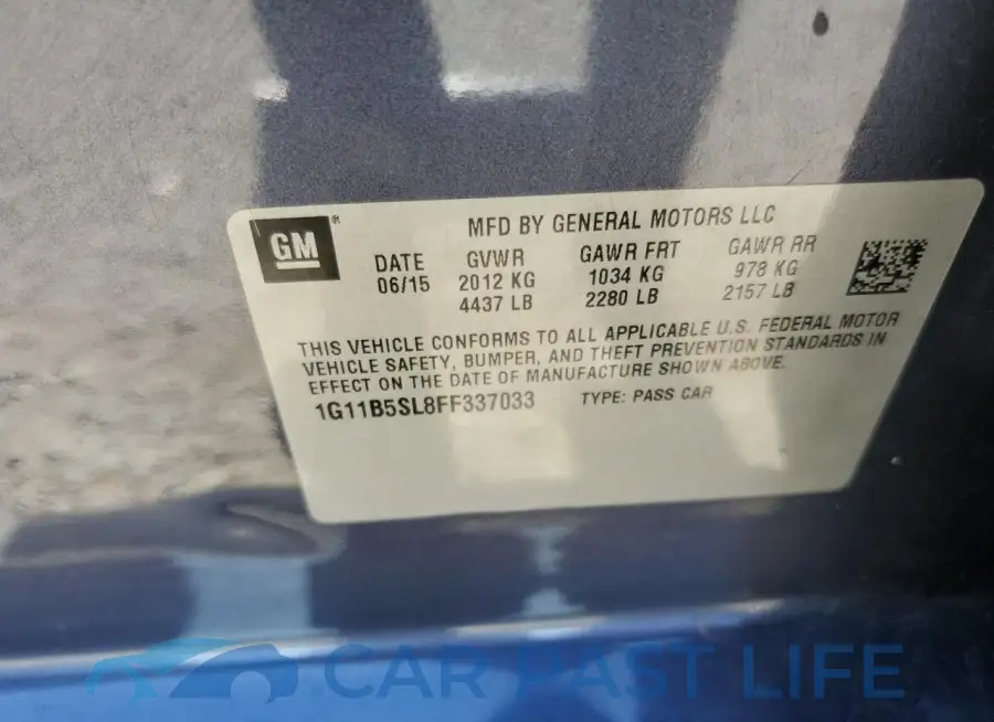1G11B5SL8FF337033# 12