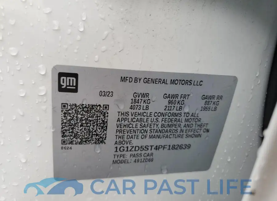 1G1ZD5ST4PF182639# 13