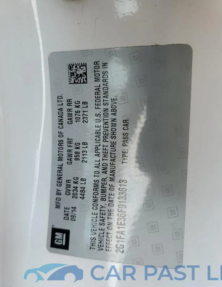 2G1FA1E36F9133613# 12
