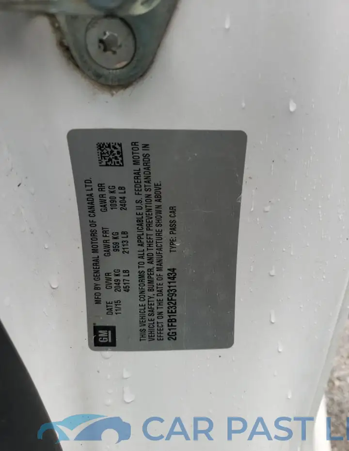 2G1FB1E32F9311434# 12
