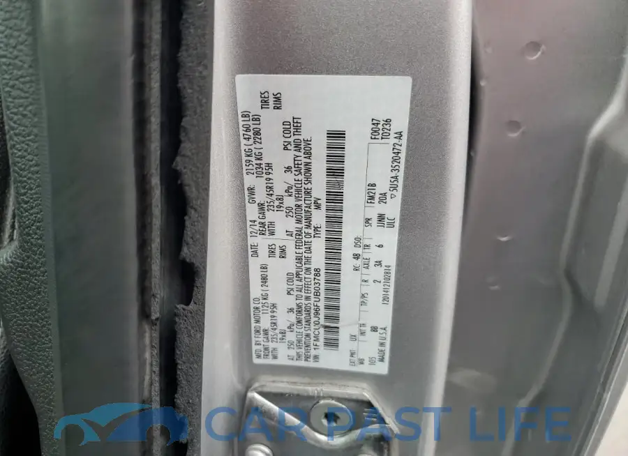 1FMCU0J96FUB03788# 13
