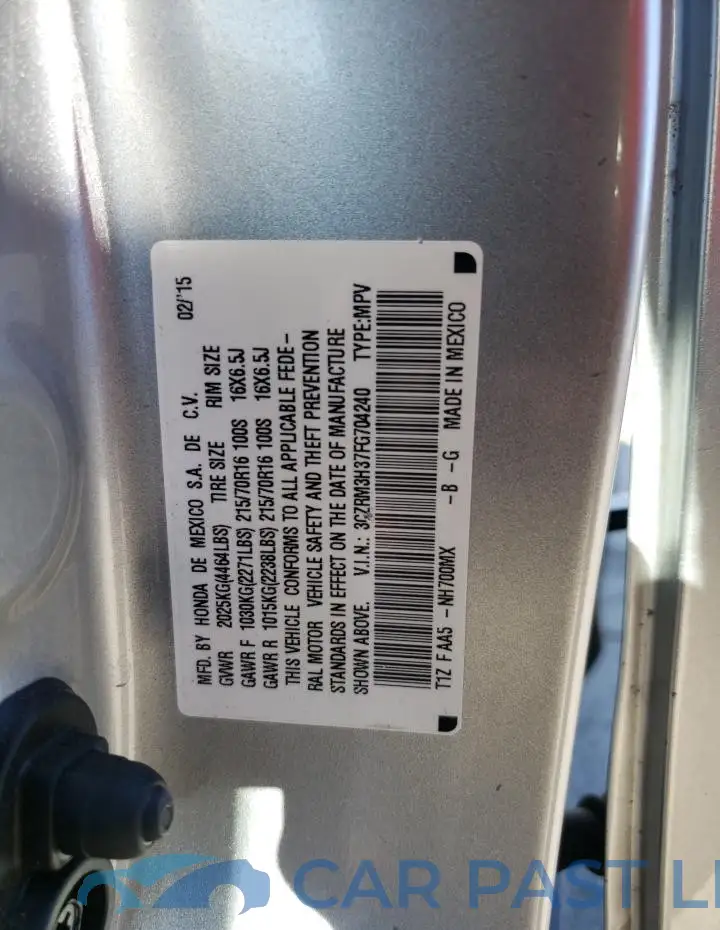 3CZRM3H37FG704240# 12