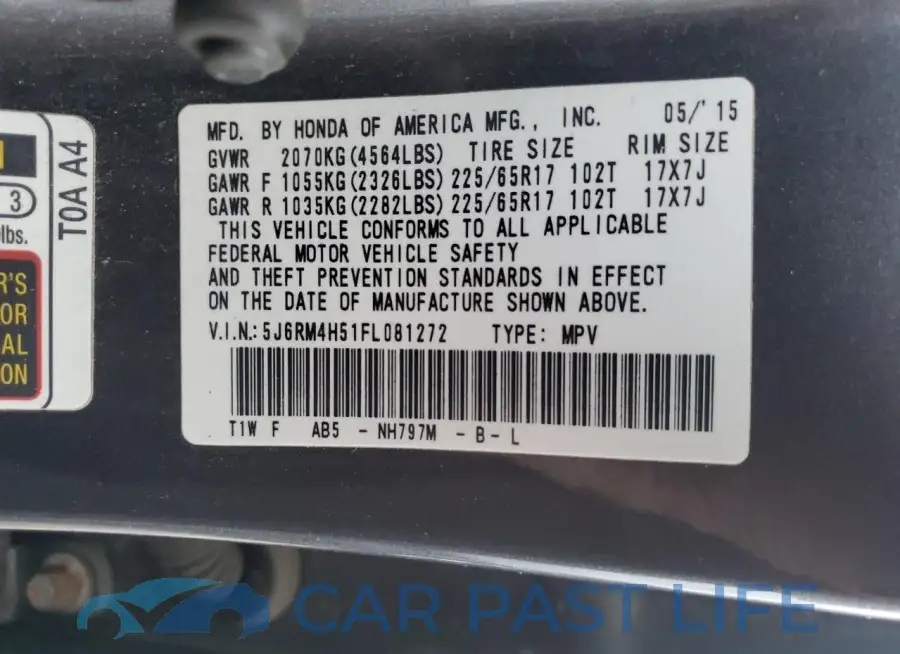 5J6RM4H51FL081272# 13