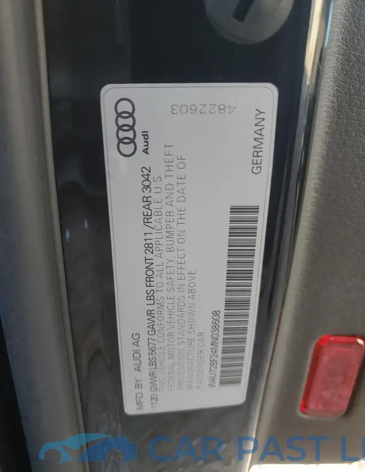 WAU72BF24MN038608# 14