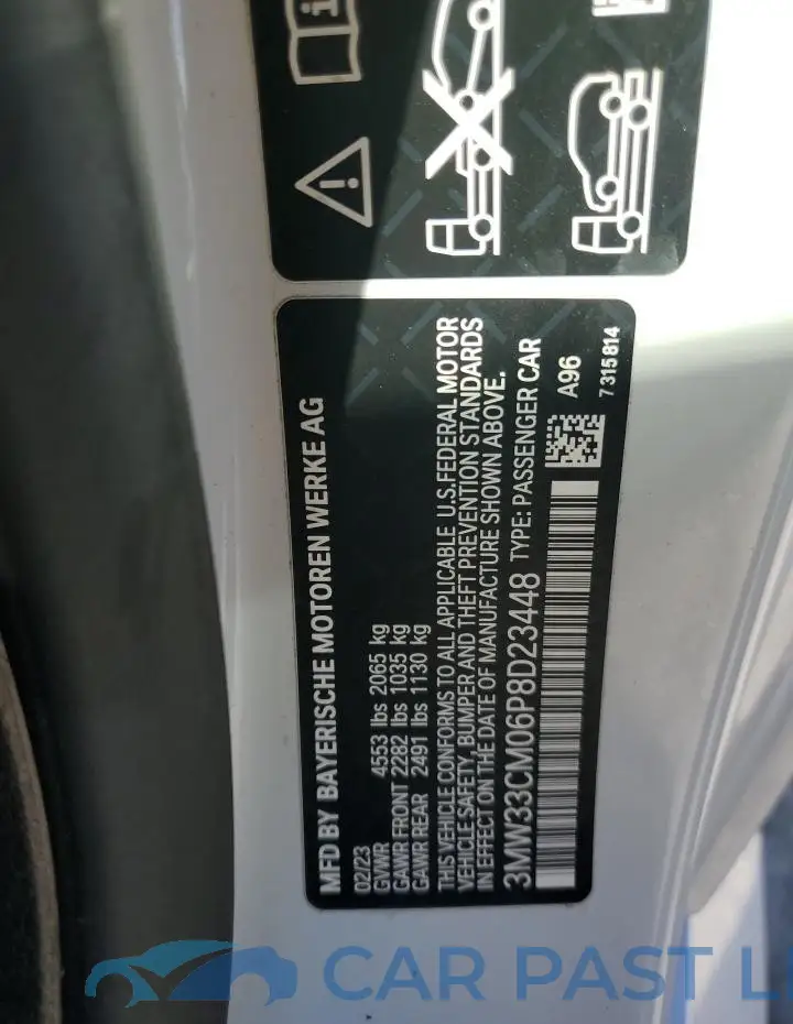 3MW33CM06P8D23448# 12