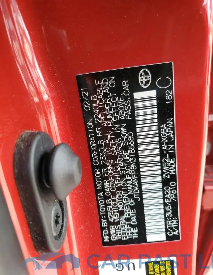JTDKAMFP8M3185680# 12