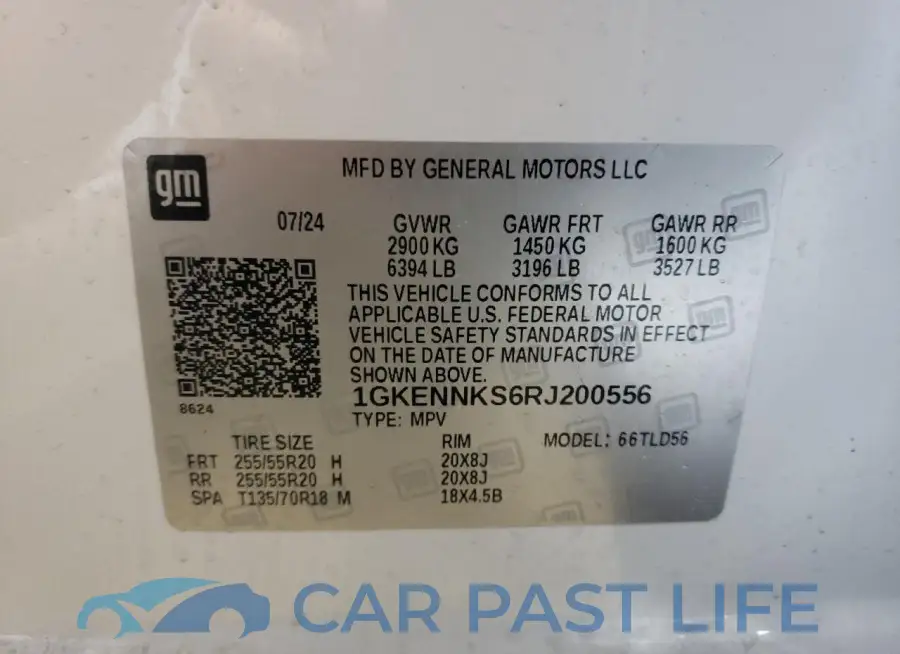 1GKENNKS6RJ200556# 13