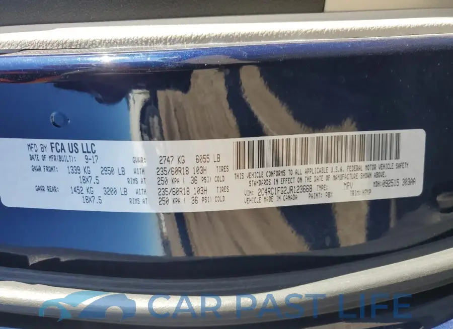 2C4RC1FG2JR123668# 13