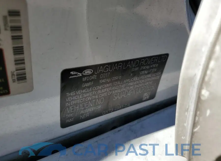 SAJAD4FX1JCP25550# 12