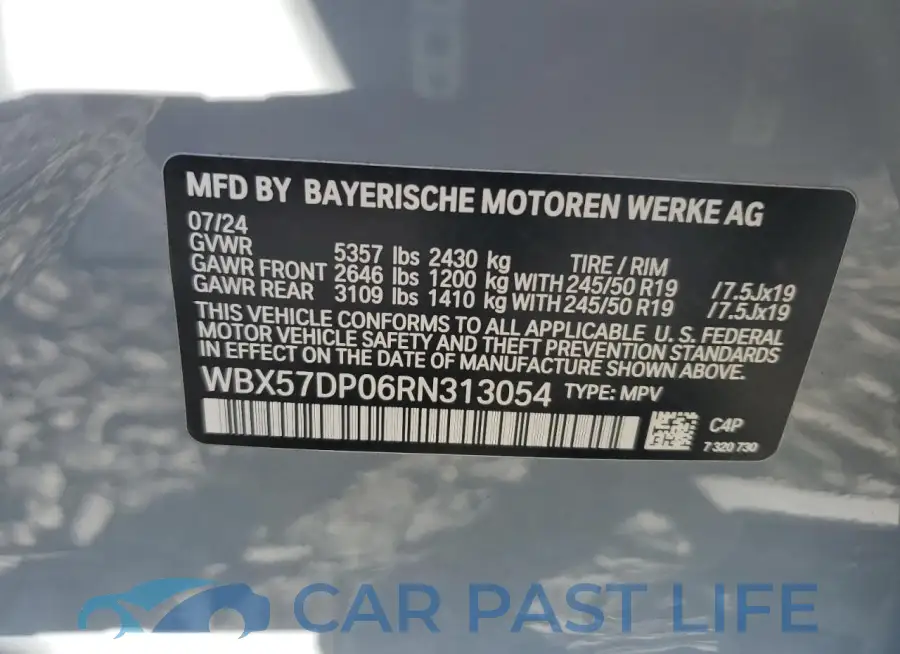 WBX57DP06RN313054# 13