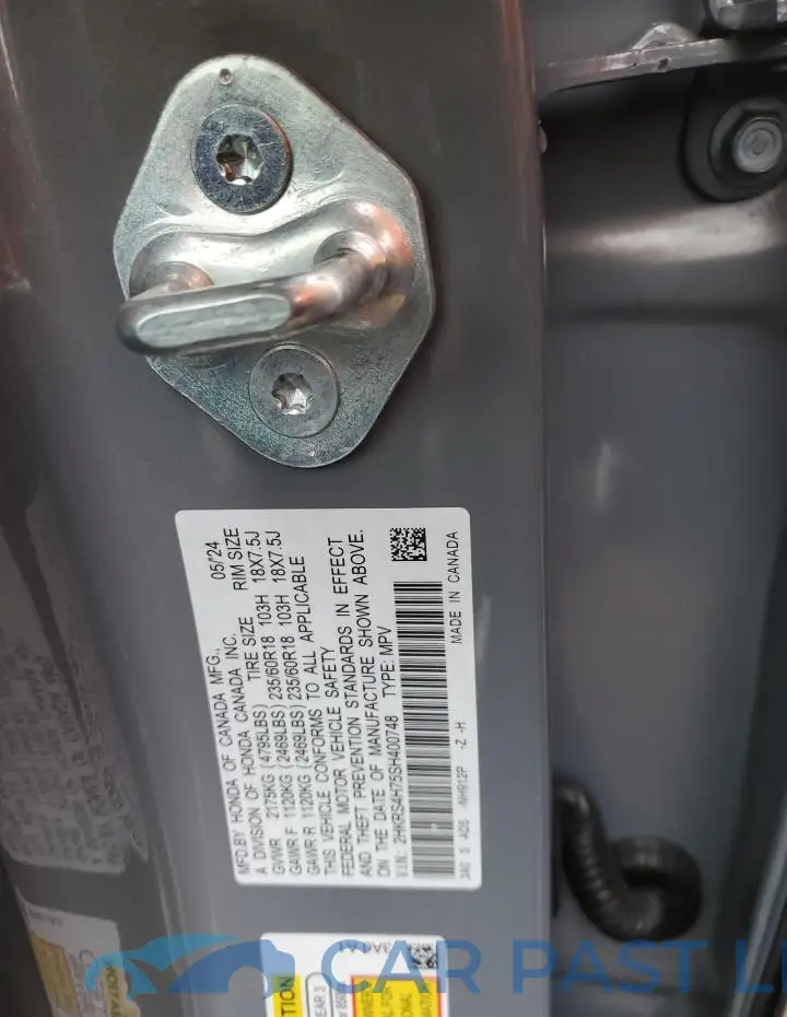 2HKRS4H75SH400748# 13