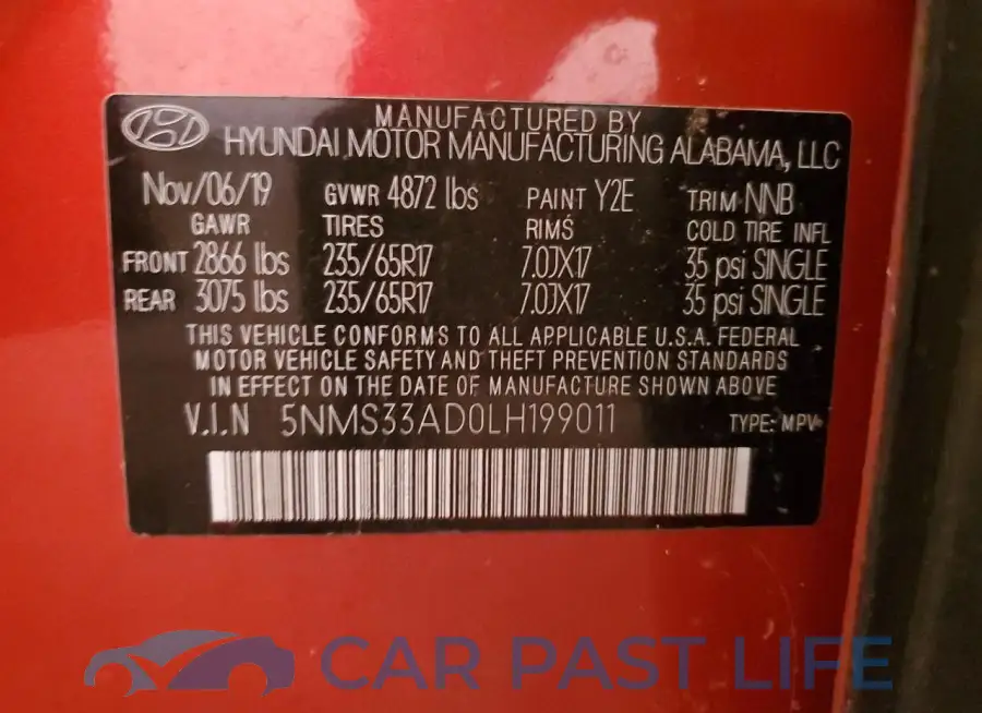 5NMS33AD0LH199011# 14