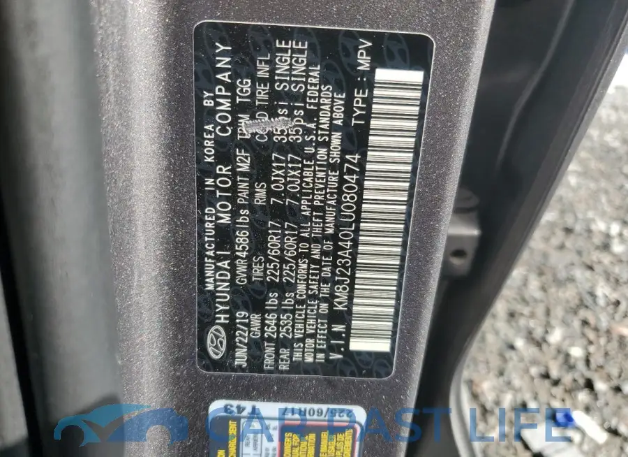 KM8J23A40LU080474# 13