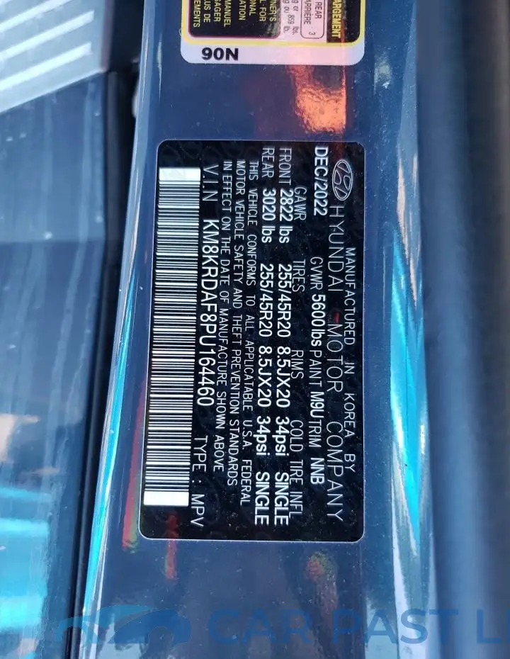 KM8KRDAF8PU164460# 13