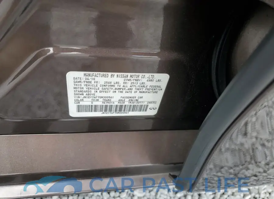 JN1EV7AP7GM300541# 12