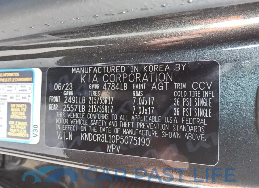KNDCR3L10P5075190# 12