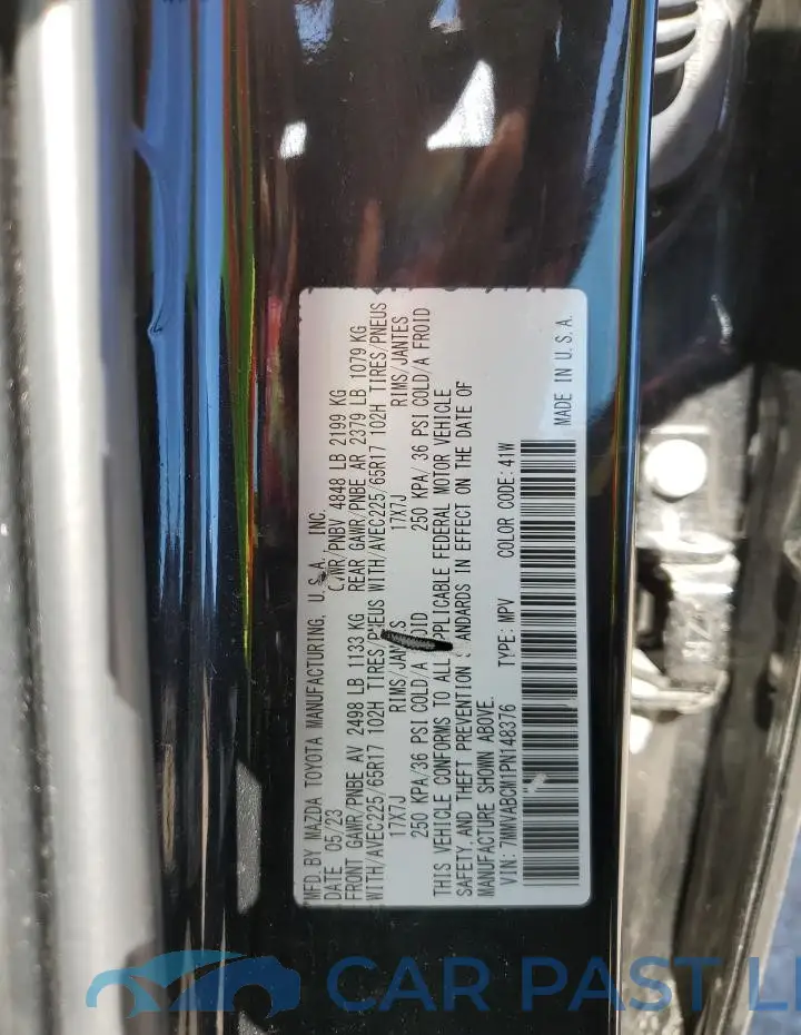 7MMVABCM1PN148376# 13